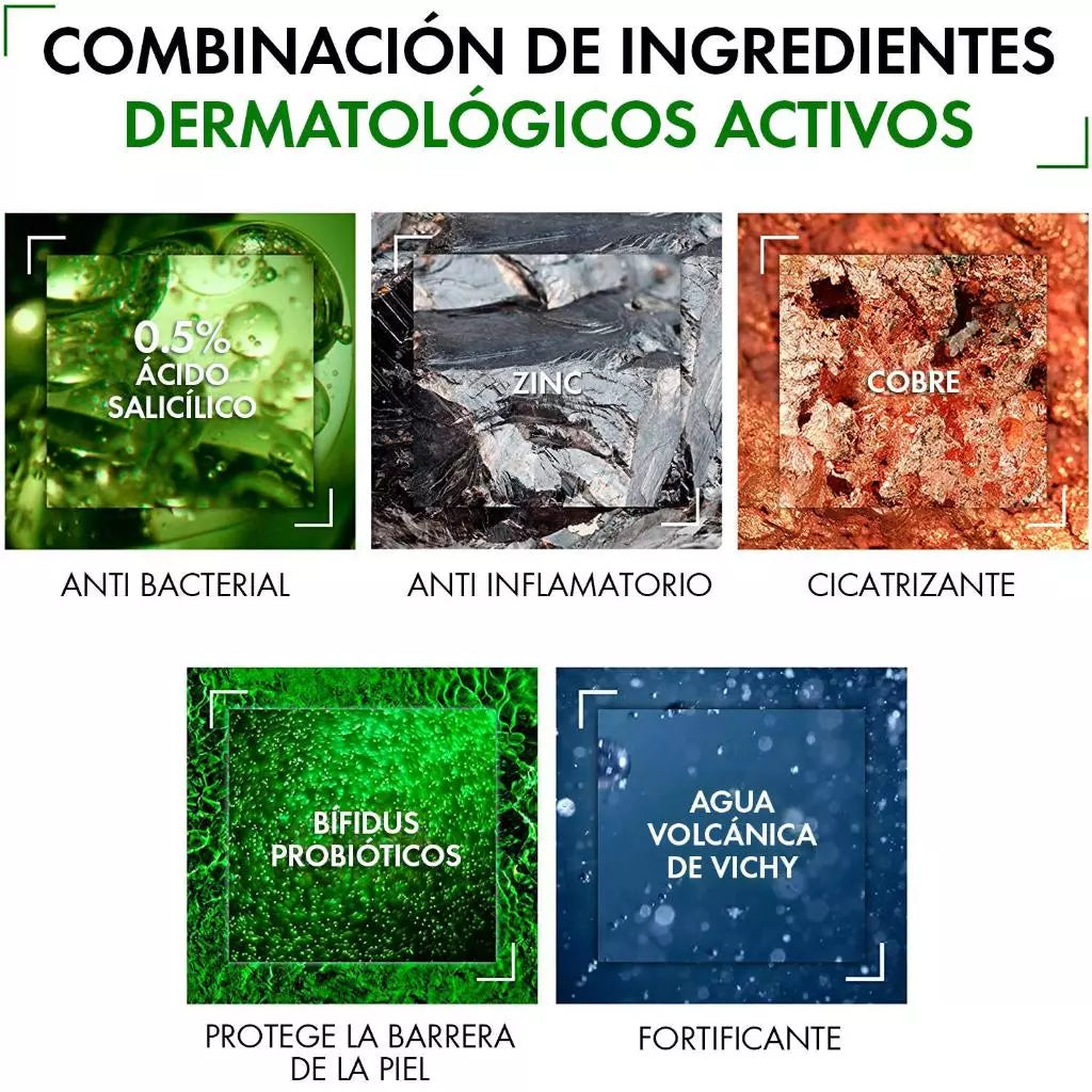 Vichy Tratamiento anti-imperfecciones Normaderm Phytosolution Doble-Corrección - Ácido Salicílico y Ácido Hialurónico,